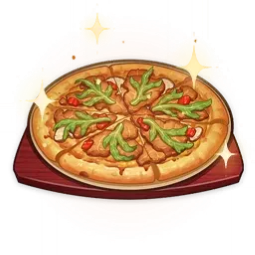 Pizza de Carne e Cogumelos